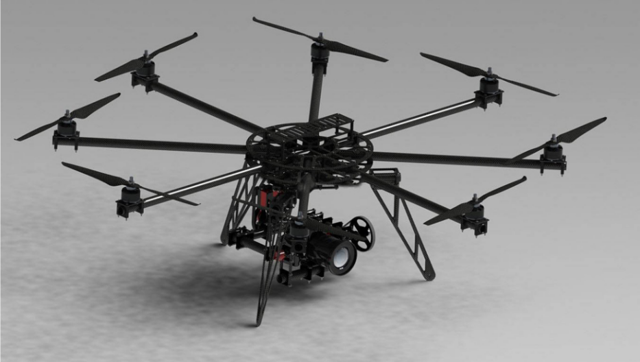 八旋翼無人機(jī) 八旋翼無人機(jī)